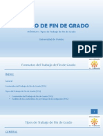 Módulo I. Tipos y Contenidos de Los TFG PDF