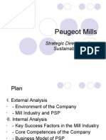 Peugeot Mills: Strategic Directions For A Sustainable Strategy