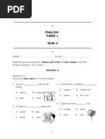 Paper 1 English Year 4