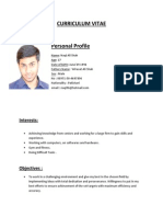 Curriculum Vitae: Interests