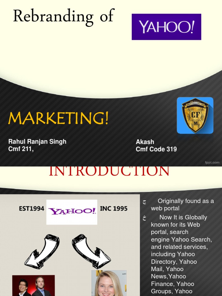 Marketing Rebranding Yahoo | PDF | Yahoo! | Logos