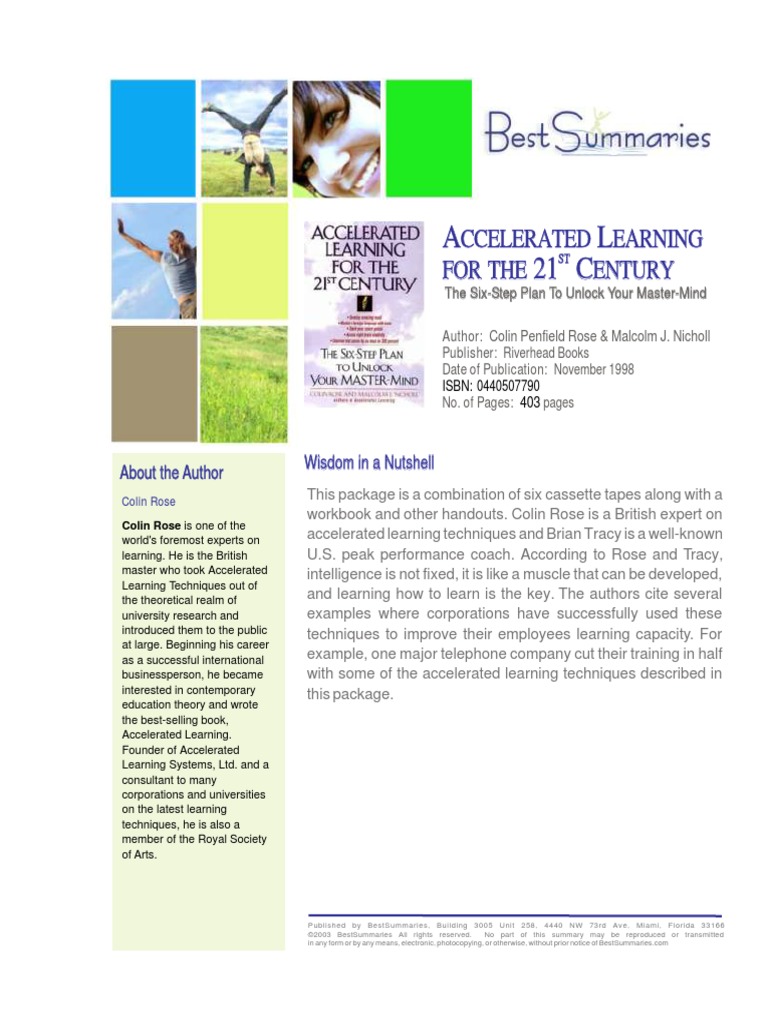 Accelerated Learning For The 21st Century - BEST | PDF