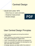 User Centred Design and Pact Analysis