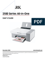 2500 Series All-In-One: User's Guide