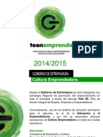 Programa Teenemprende 2014 2015