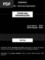 Poder Nas Organizações - Seminário - Pronto