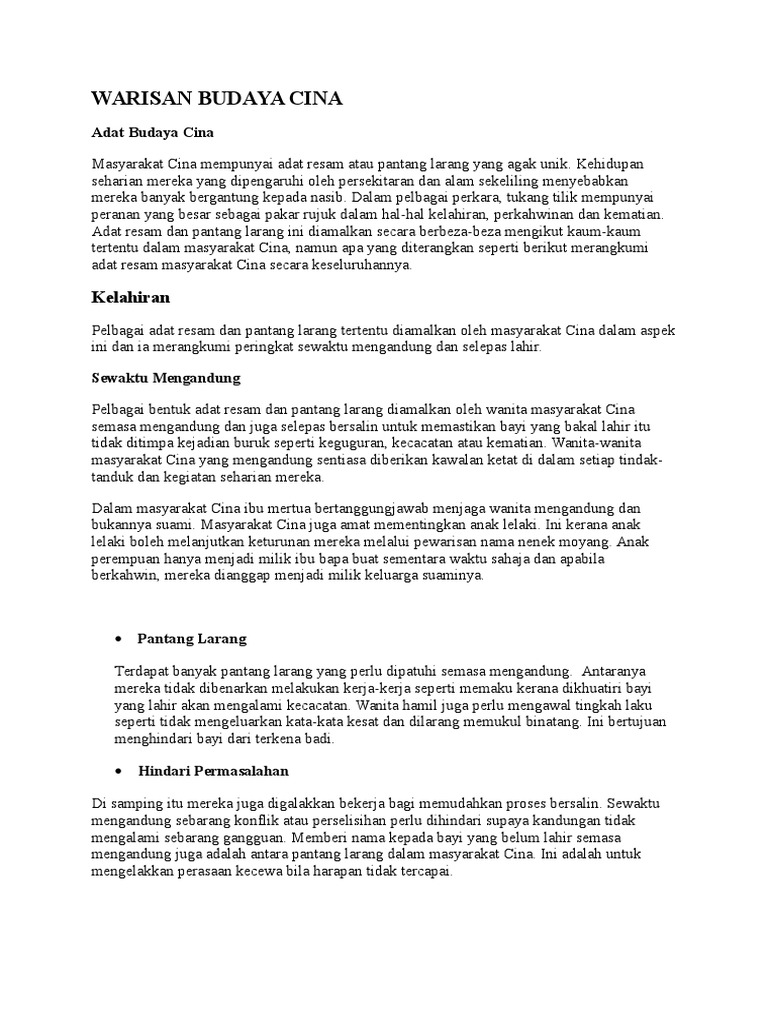 Moral Folio Adar Resam Kaum Cina Pdf