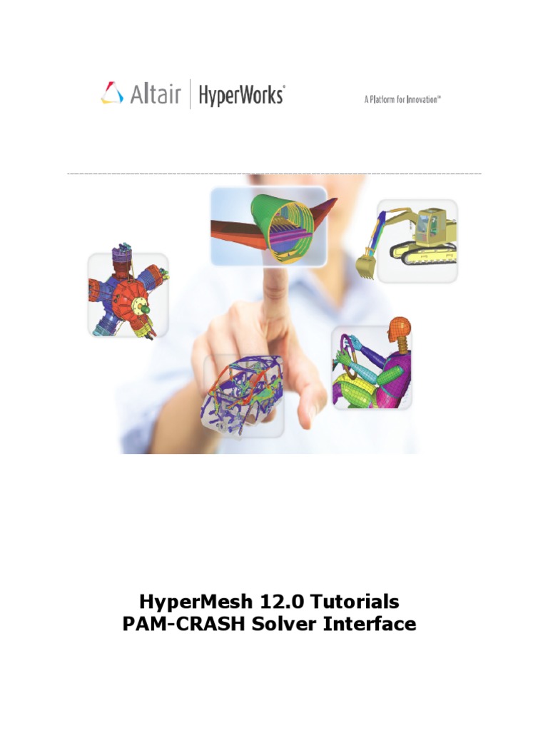 HyperMesh 12.0 Tutorials-PAMCRASH | PDF | Point And Click | Menu ...
