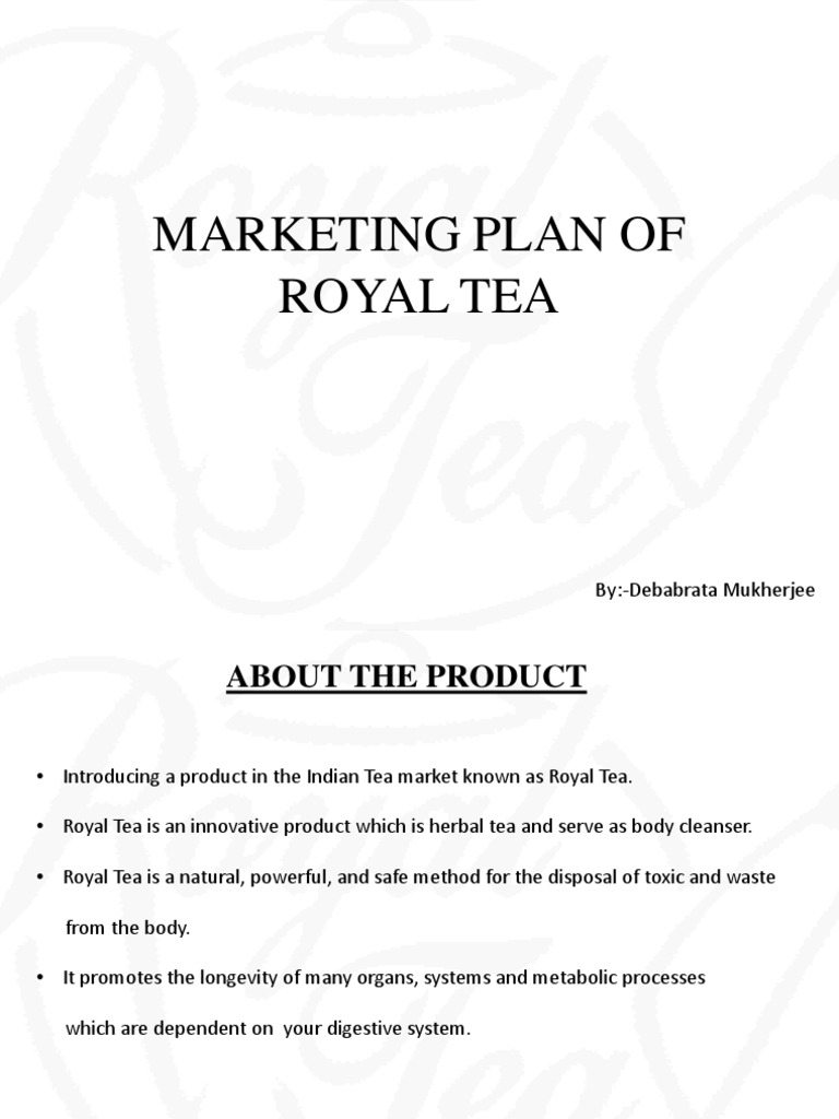 sample business plan for tea