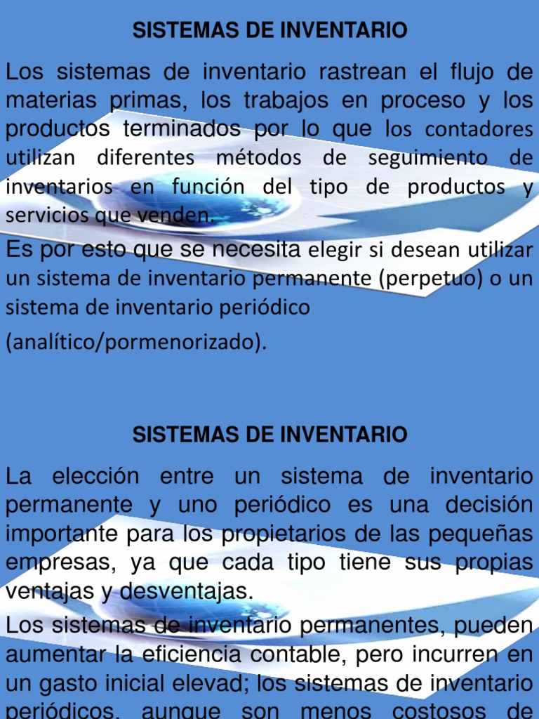 Diferencia Entre Sistema De Inventario Periodico Y