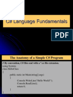 CChapter 3 - C-Sharp Language Funcamentals