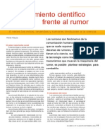 Alauzis, Adrián - El Pensamiento Científico Frente Al Rumor