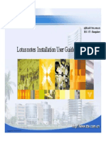 Lotus Notes Installation User Guide