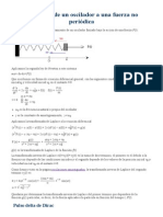 Respuesta de Un Oscilador A Una Fuerza No Periodica