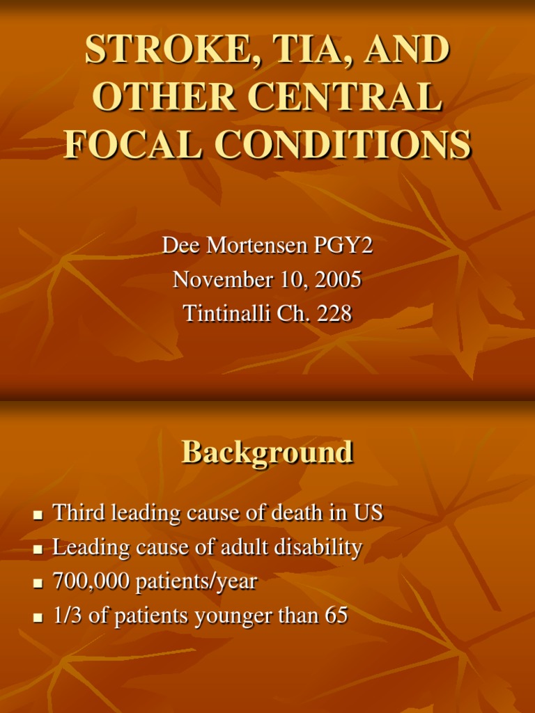 Stroke | PDF | Stroke | Ischemia