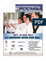 2014-09-20 KORUS TKD Program - Booklet