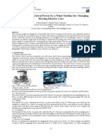 Generation of Electrical Power by A Wind Turbine For Charging PDF