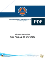 Guia para La Elaboracion de Un Plan Familiar de Respuesta