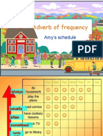 Adverb of Frequency: Amy's Schedule