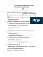 Trámites Modificaciones en La Fase de Inversion (Documentación Complementaria Mínima)