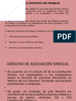 Derecho colectivo laboral: asociación, conflicto y contratación