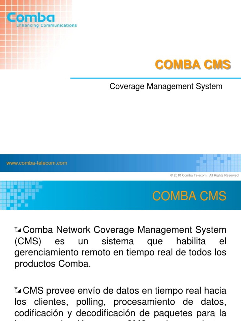 Coverage Managment System Rev D | PDF | Red de computadoras | paquete ...