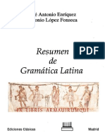 Enriquez J a Lopez a Resumen de Gramatica Latina