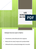 Estrategias en Finanzas