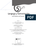 Lenguaje y Comunicación Docente 5º Basico