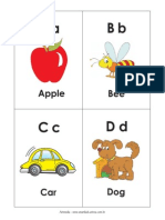 Flash Card Letters