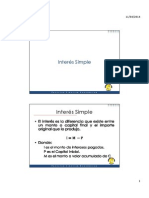 Interés Simple - Ecuaciones Equivalentes PDF