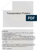 Lecture 3 - Transportation Problem