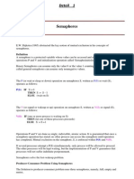 Dijkstra's Semaphores for Mutual Exclusion