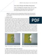 The Dipole Antenna Array Design With Balun Integration