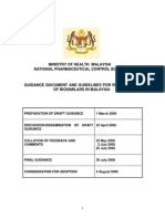 Guidelines For Registration of Biosimilar