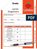 1er Grado - Evaluación Diagnóstica (2014-2015)