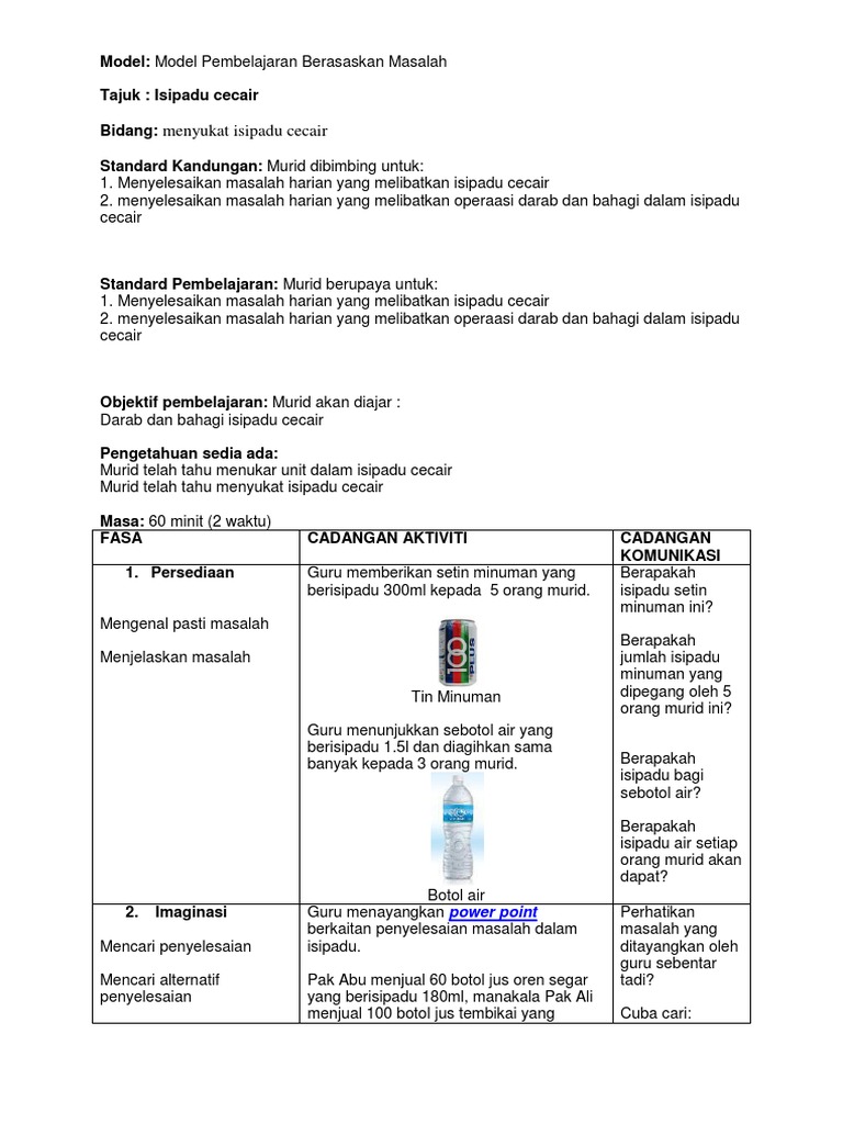 Rangka Rph Isipadu Cecair Pdf