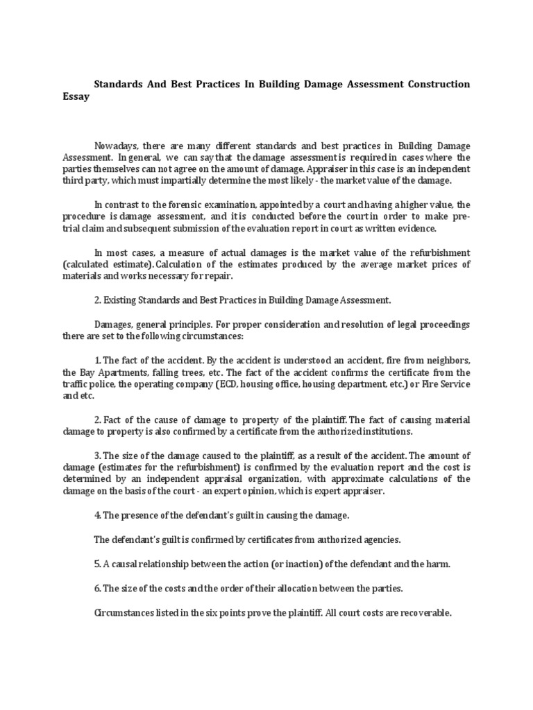 Environmental changes essay image