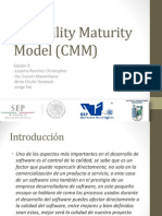 Capability Maturity Model (CMM)