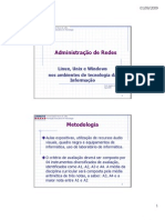 Capitulo 1 - Introdução A Administração de Redes