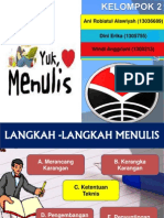 Langkah-Langkah Menulis