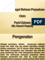 Bahasa Perpaduan