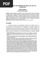 Metafisica Do Sofrimento Do Amor e Da Morte Em Schopenhauer