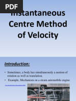 Instantaneous Centre Method