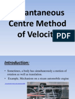 Instantaneous Centre Method