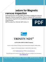 Magnetic Particle Test Inspection Free NDT Sample Procedure