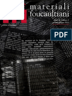 Materiali Foucaultiani a. II, n. 3 Gen-giu 2013 (Foucault e La Letteratura)