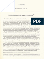 Fox-Keller, Reflexiones Sobre Género y Ciencia