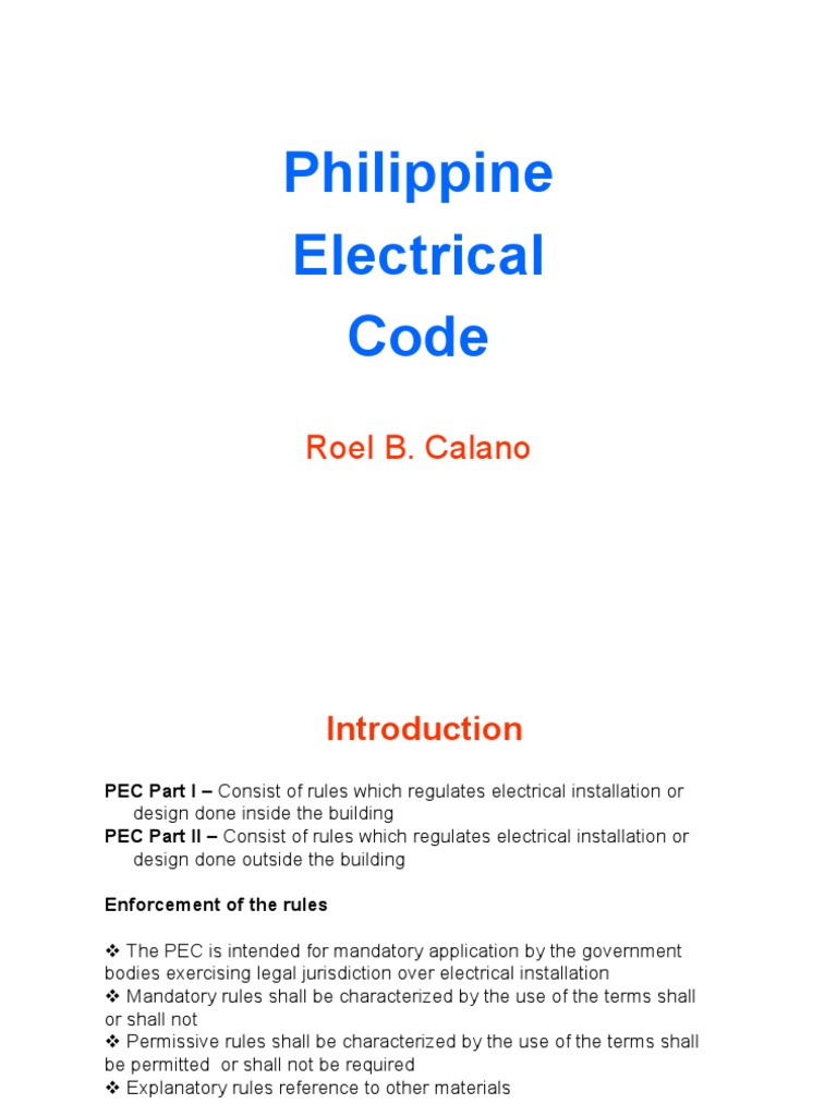 Philippine electrical code pdf copy
