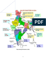 Map Showing The Disaster in India